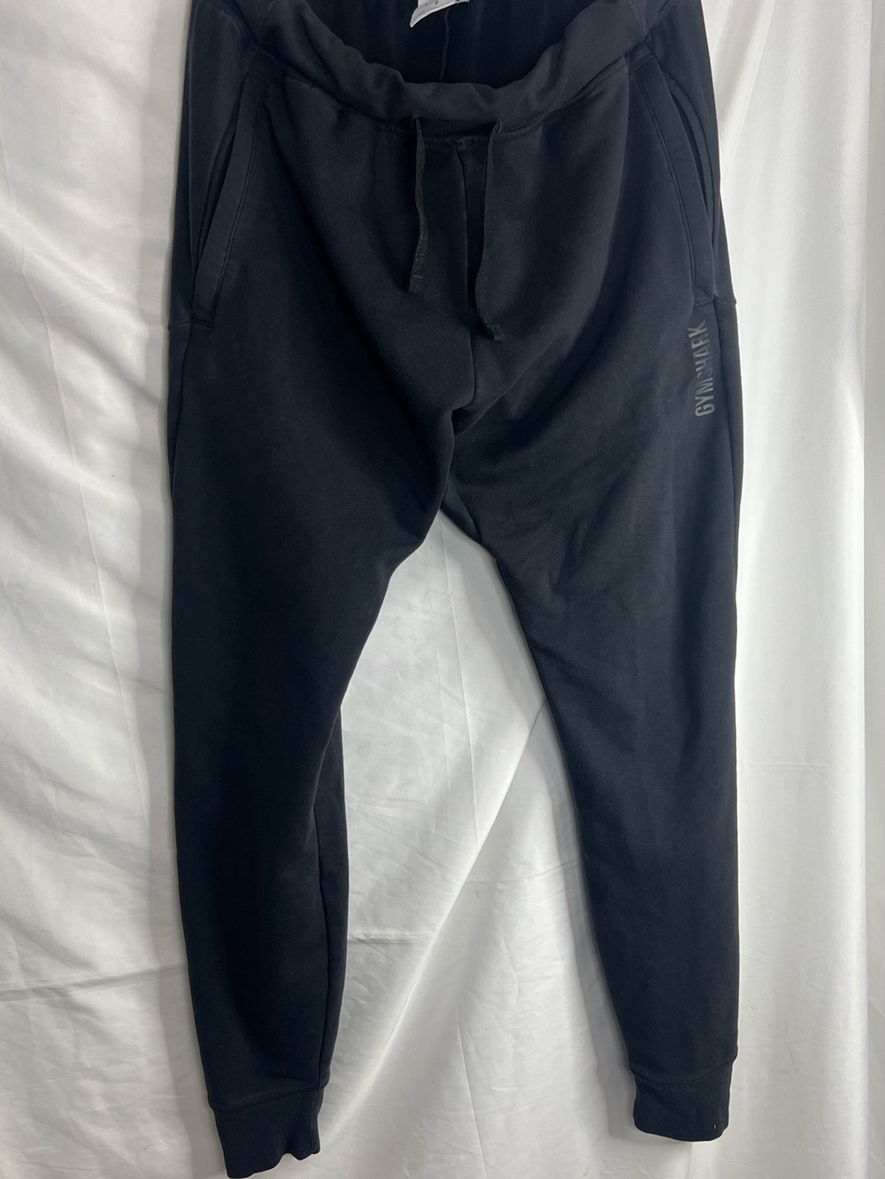 Gymshark Black Tapered Jogger Sweatpants